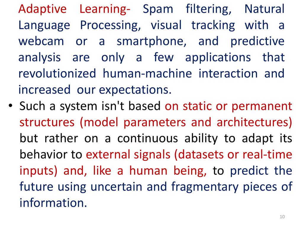 Classic and adaptive machines in machine learning cheap